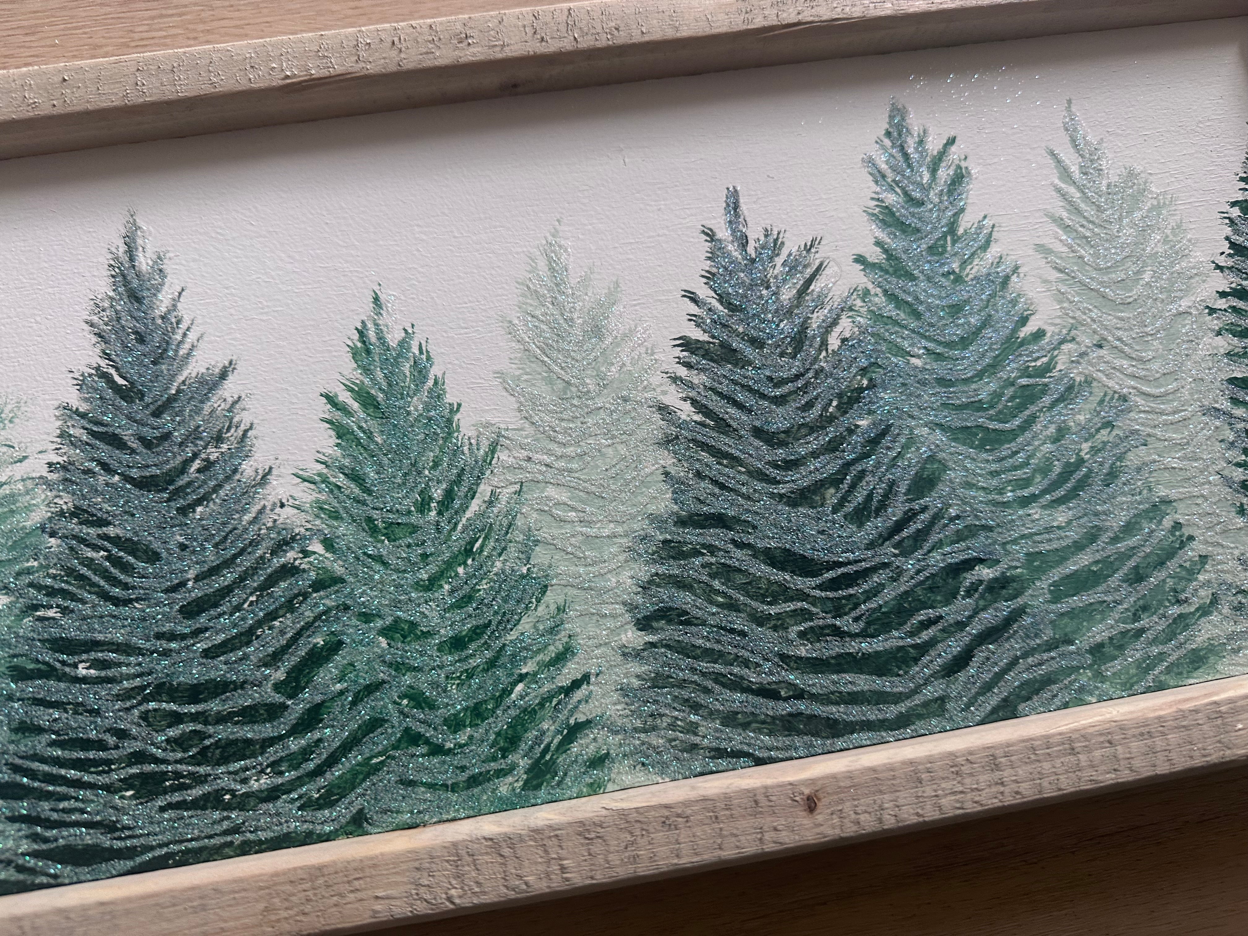 Glitter Trees in Skinny No. 5