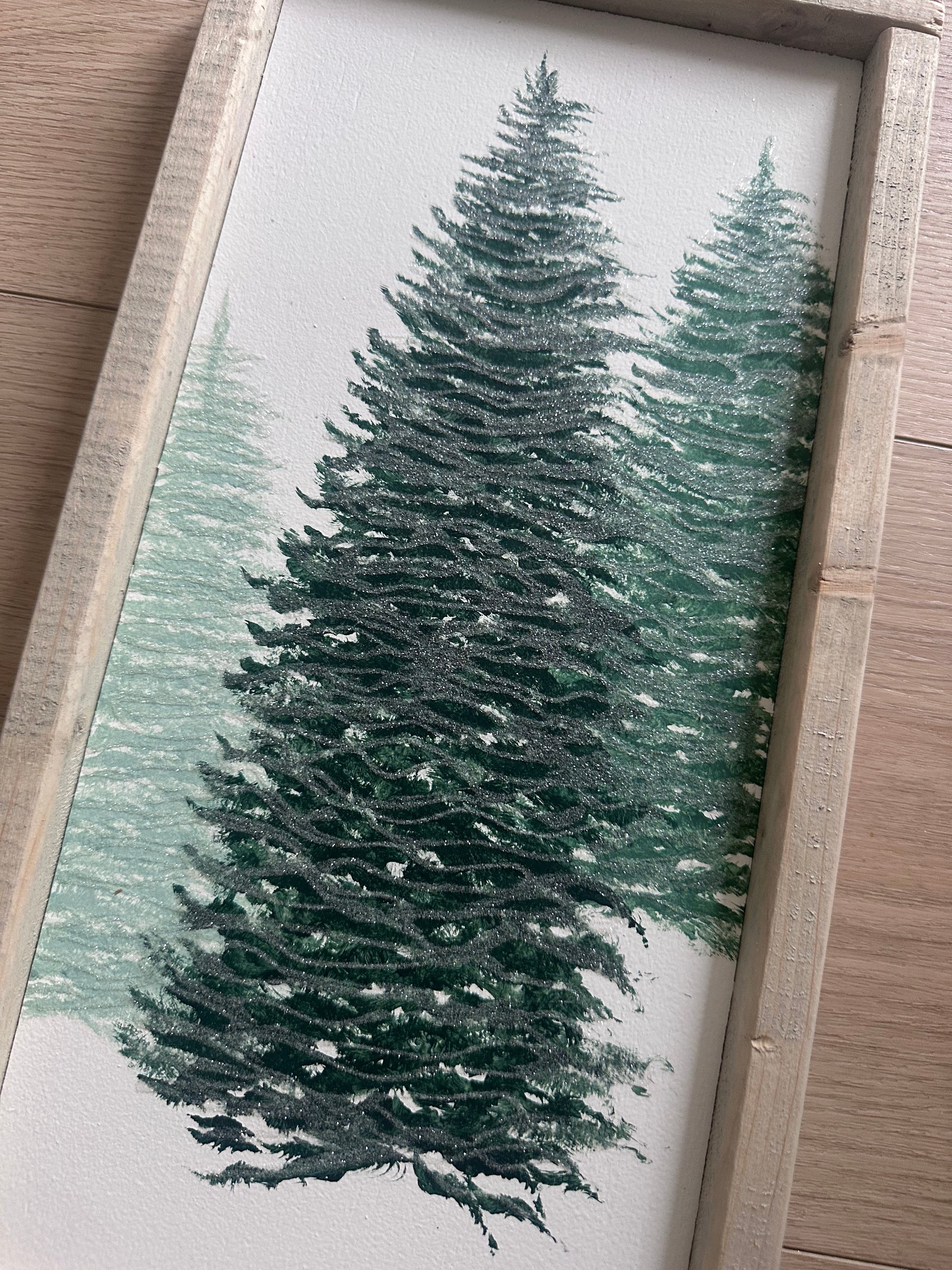 Glitter Trees in Skinny No. 9