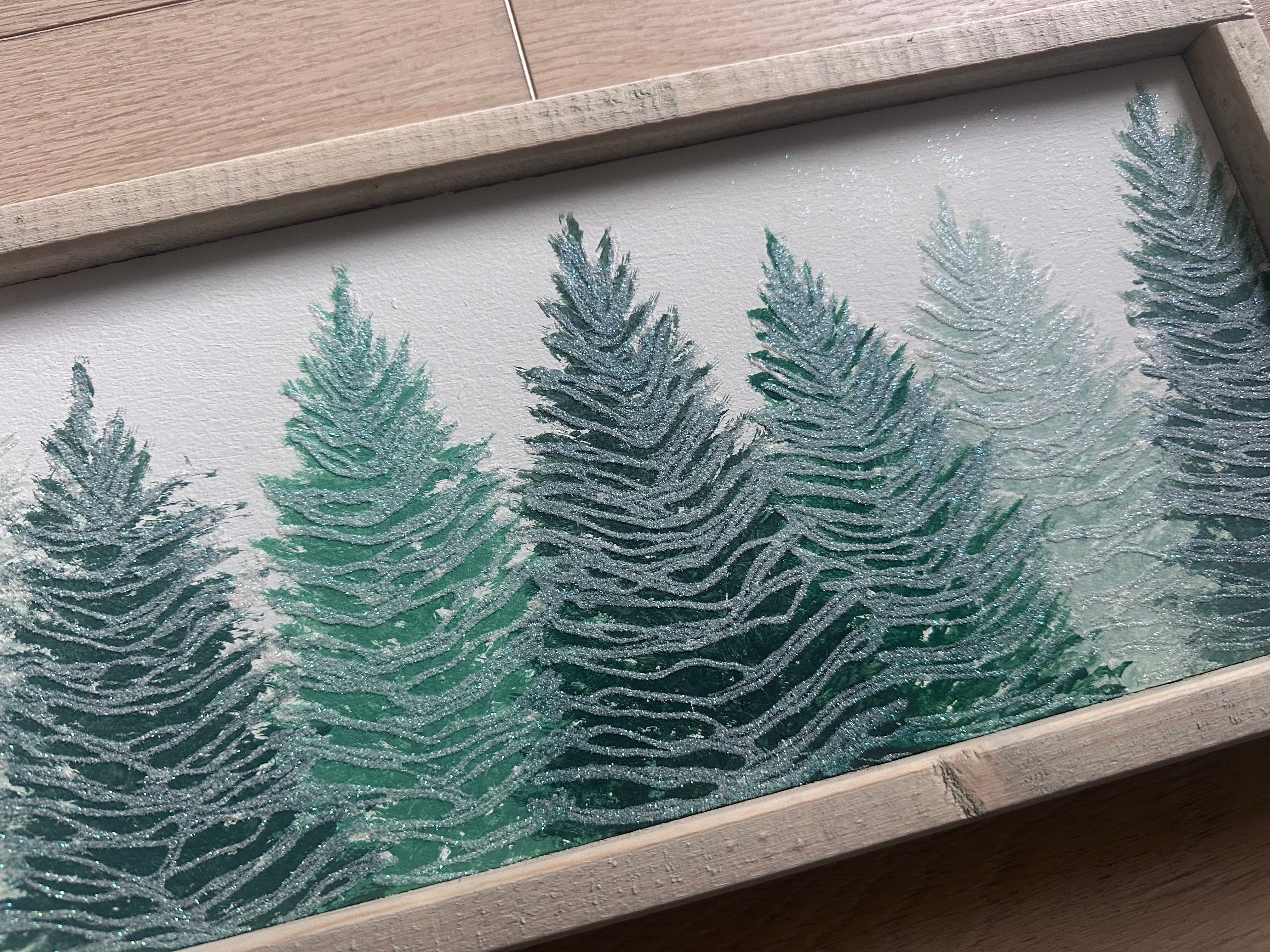 Glitter Trees in Skinny No. 4