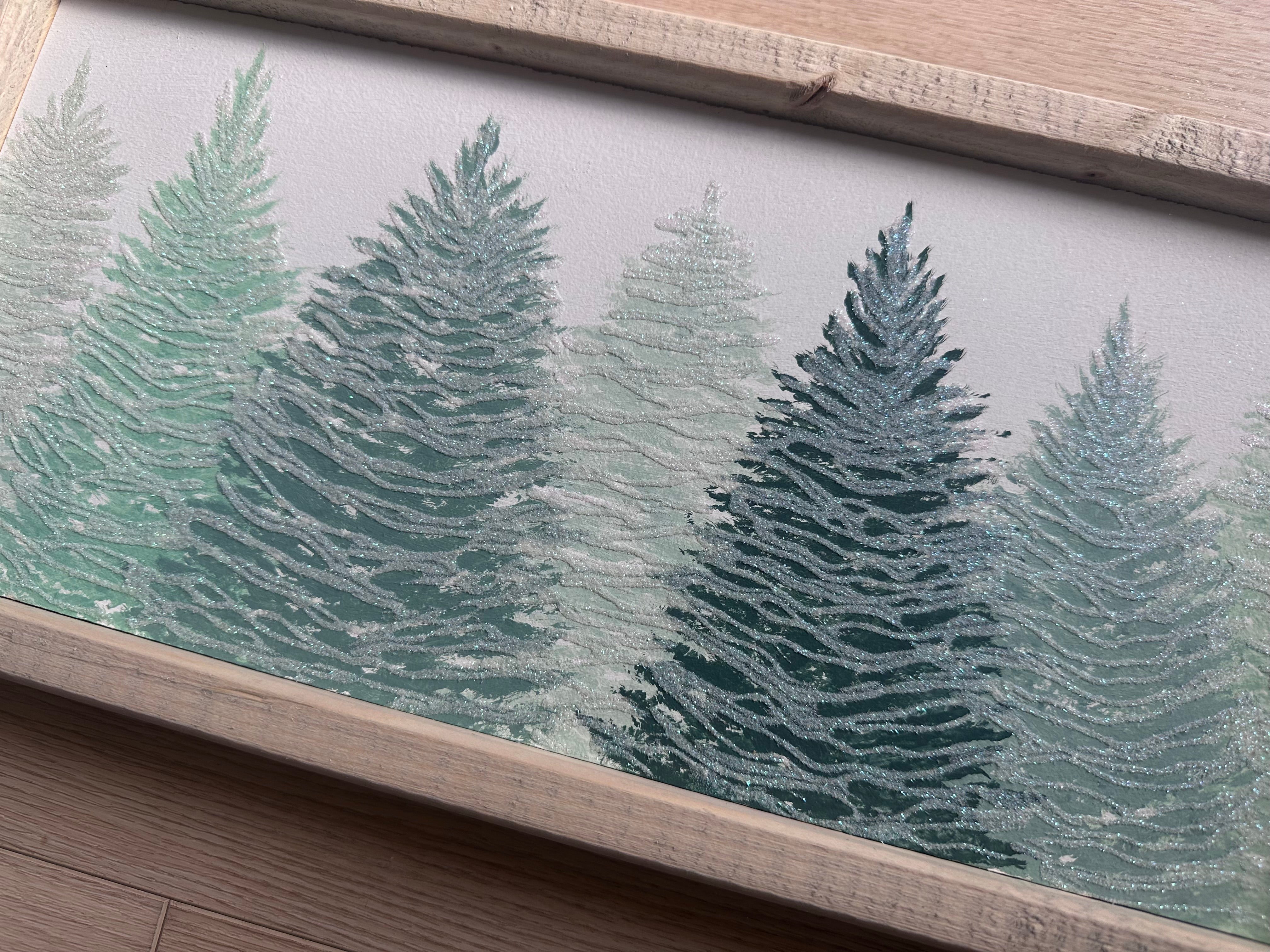 Glitter Trees in Skinny No. 1