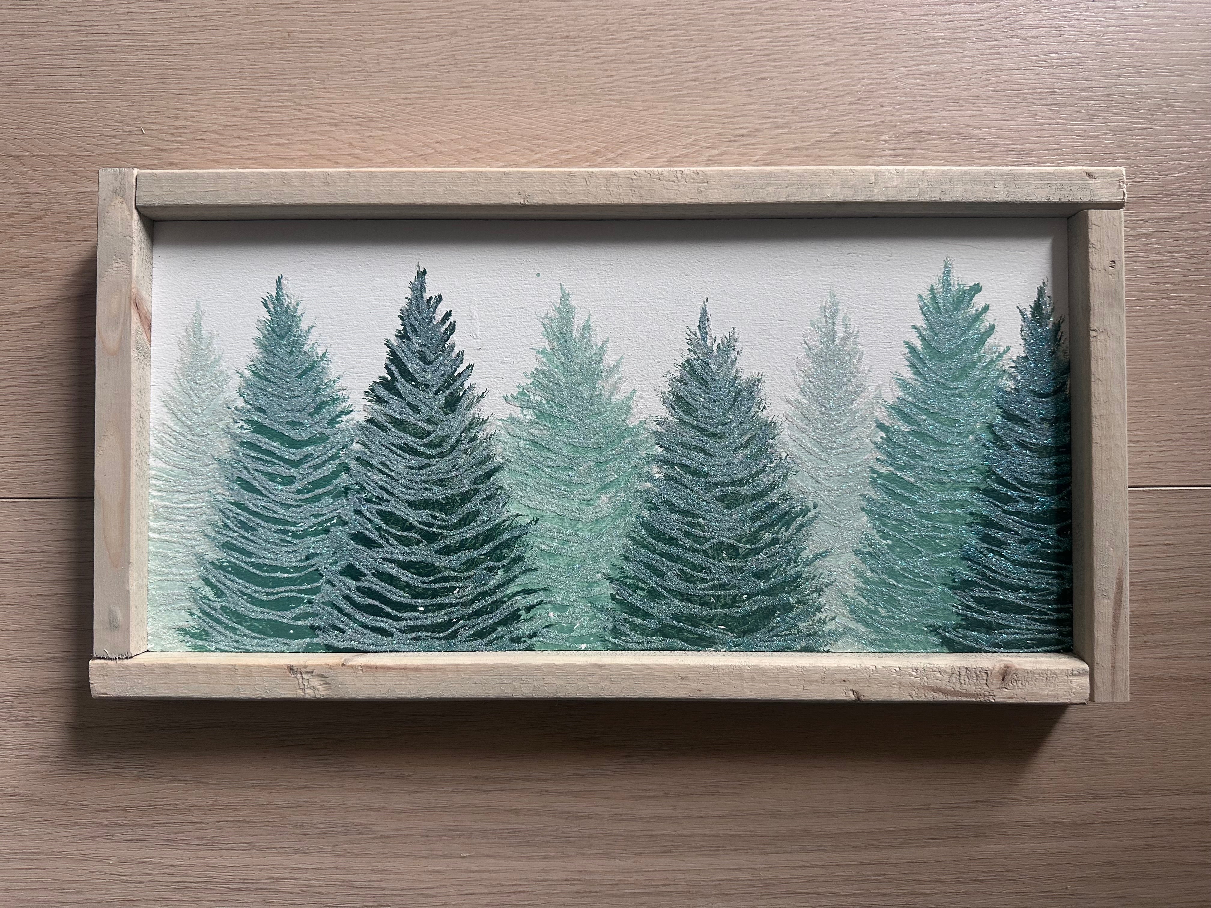 Glitter Trees in Skinny No. 3