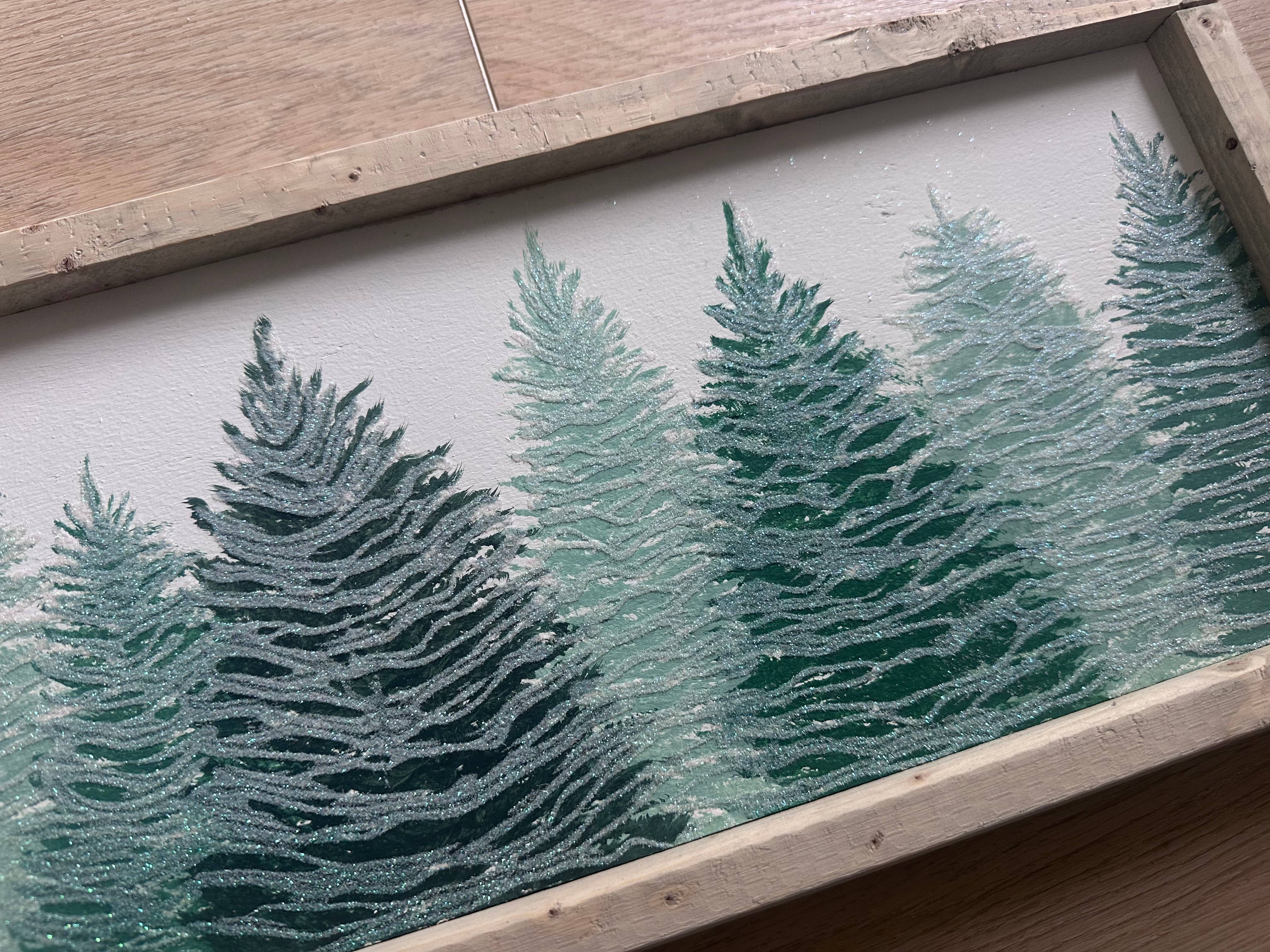 Glitter Trees in Skinny No. 8