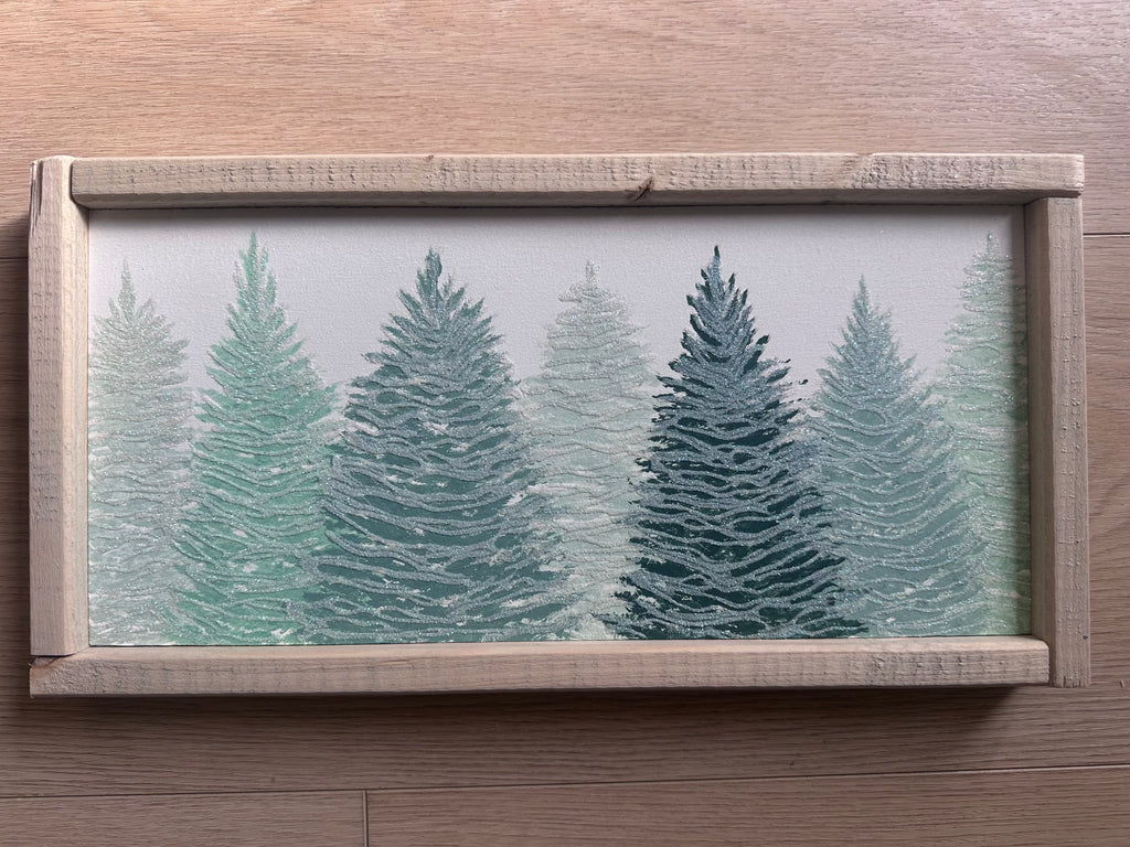 Glitter Trees in Skinny No. 1