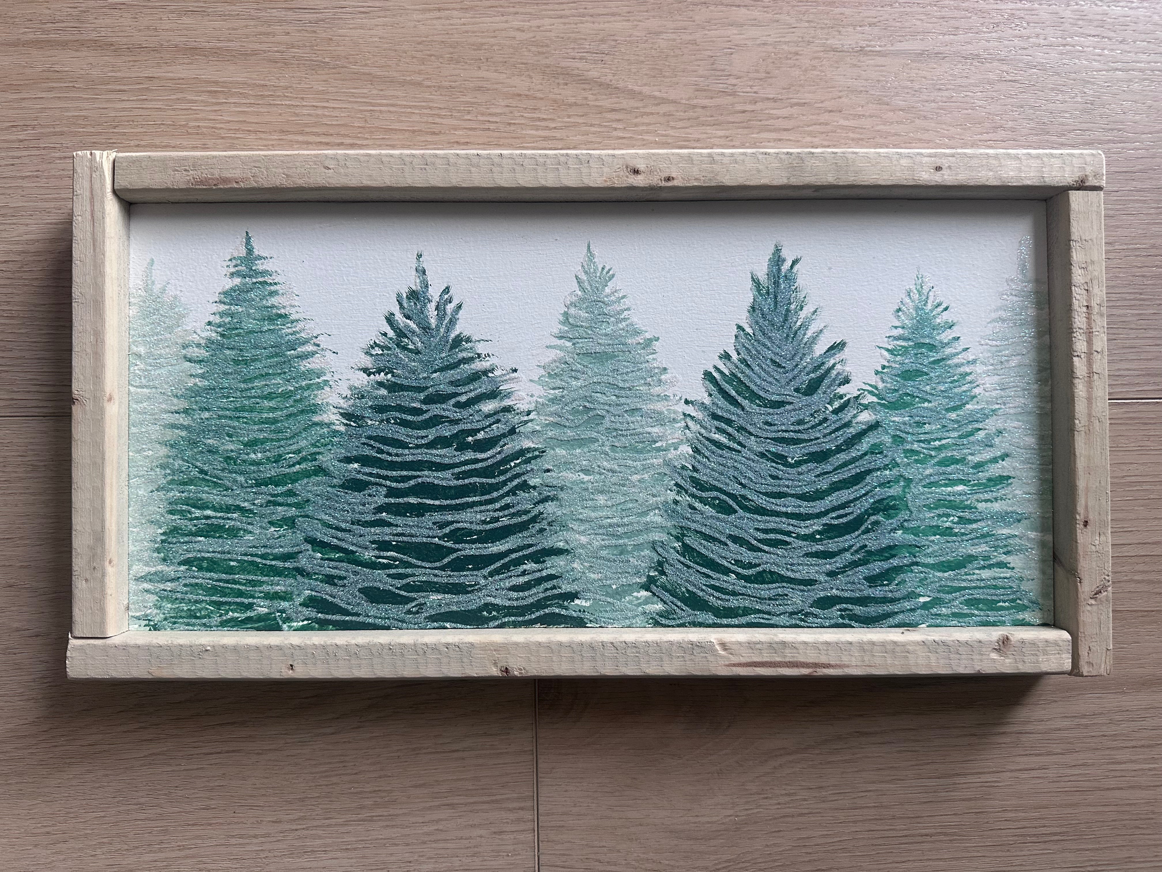 Glitter Trees in Skinny No. 7