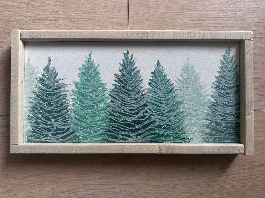 Glitter Trees in Skinny No. 4