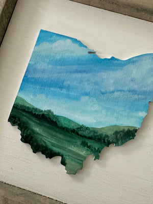 Hand Painted Ohio Lush Greenery