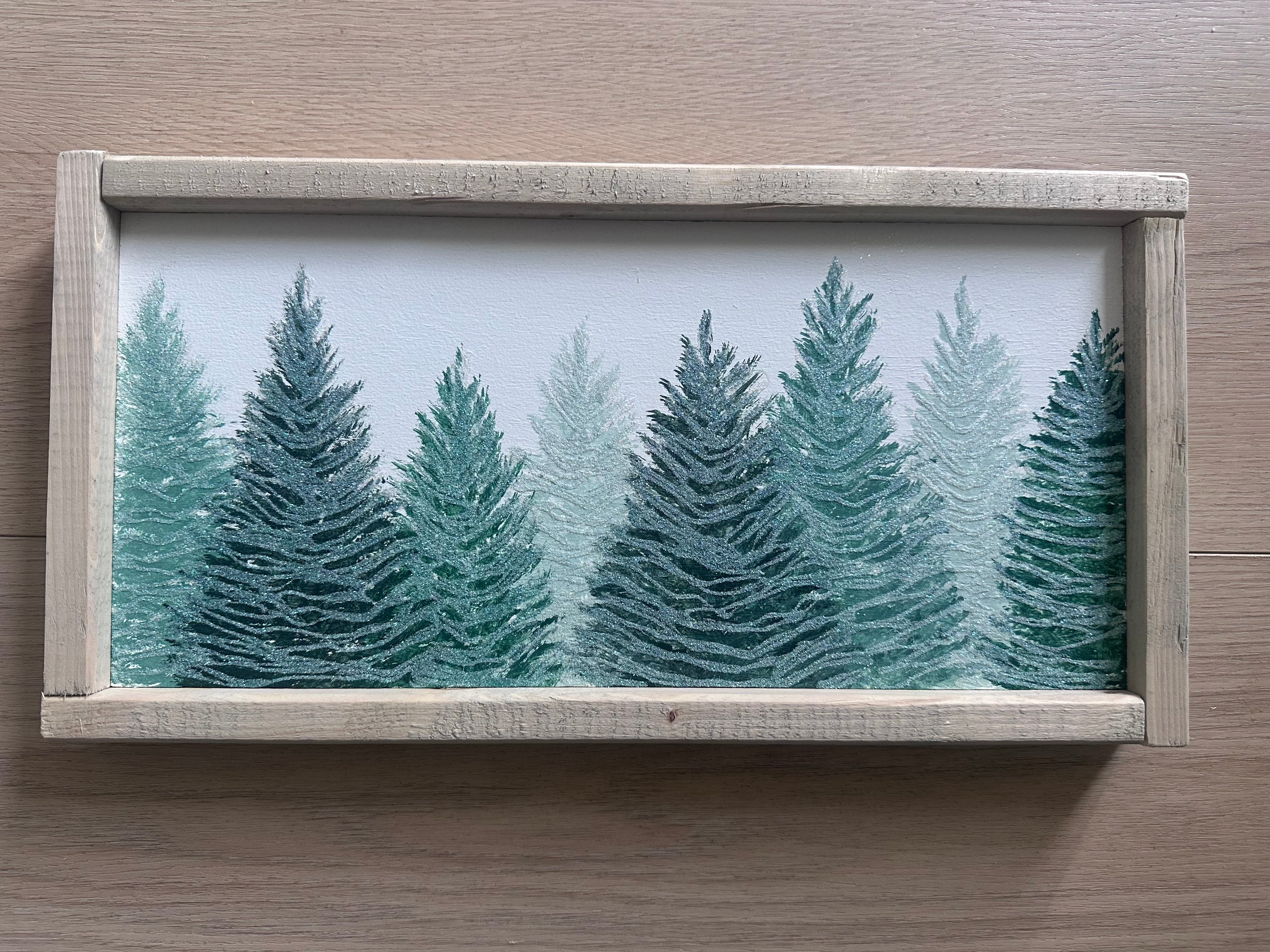 Glitter Trees in Skinny No. 5