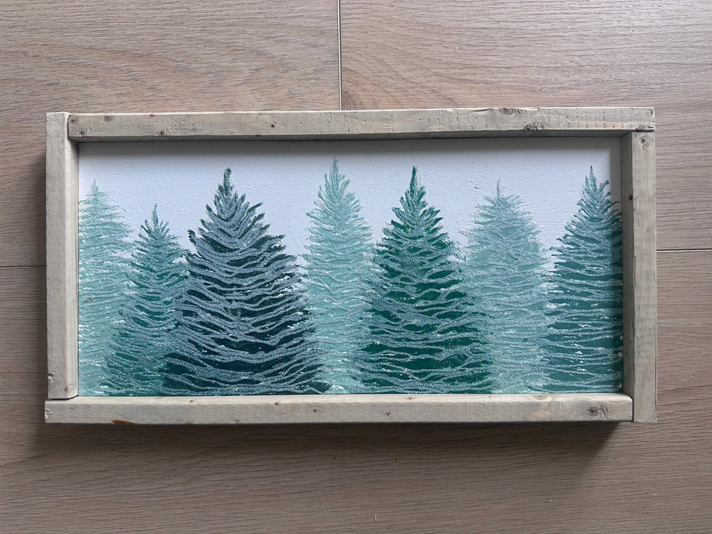 Glitter Trees in Skinny No. 8