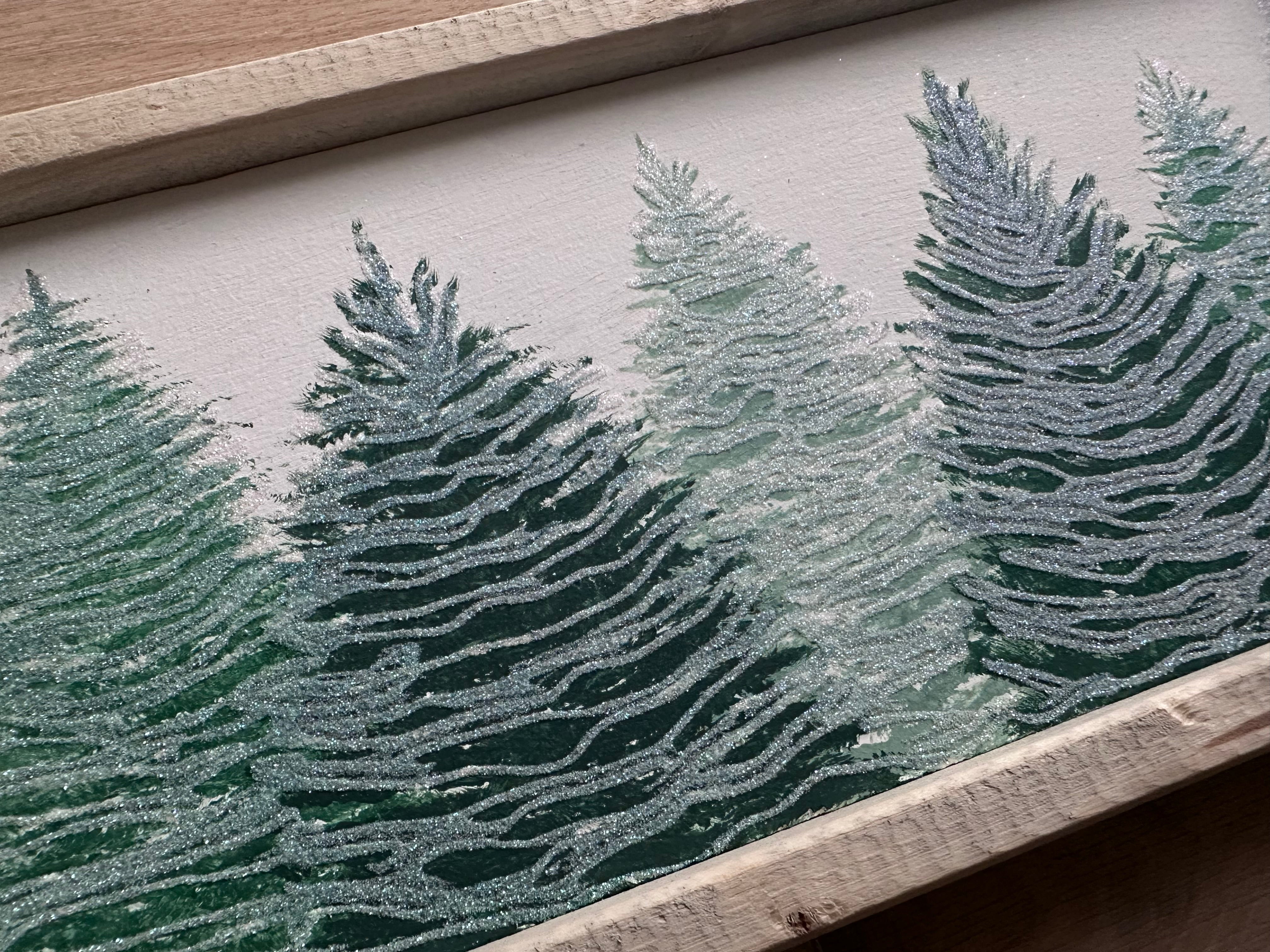 Glitter Trees in Skinny No. 7