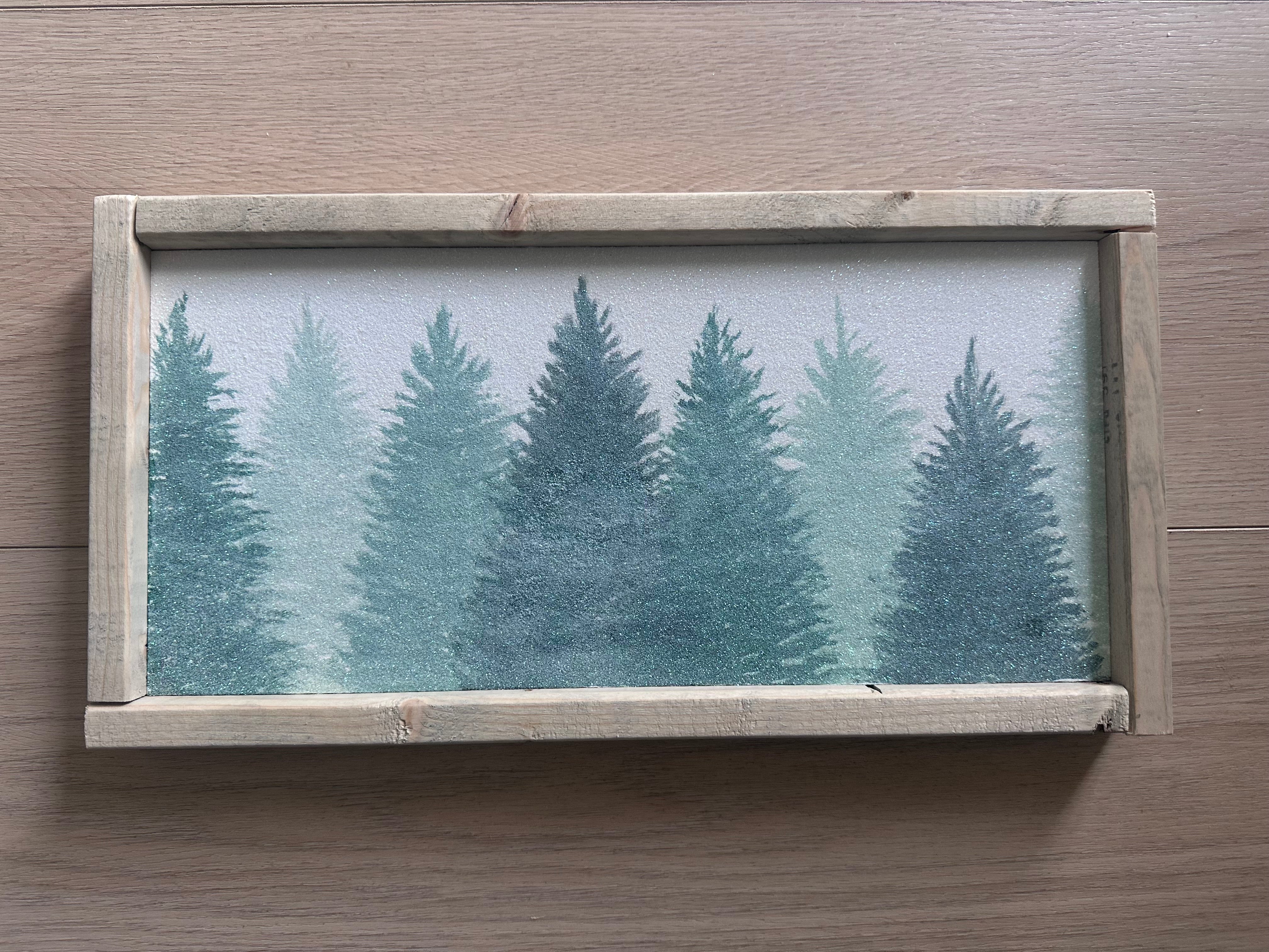 Glitter Trees in Skinny No. 6