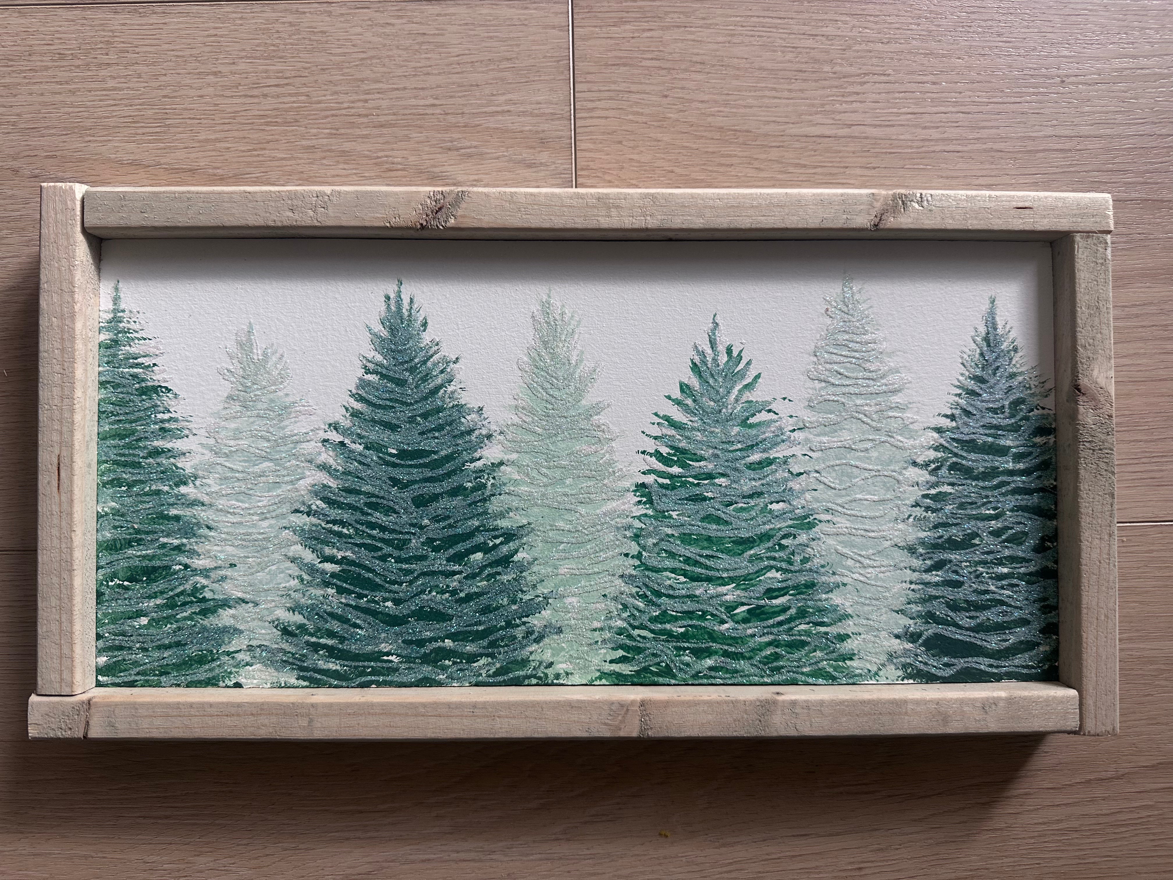 Glitter Trees in Skinny No. 2