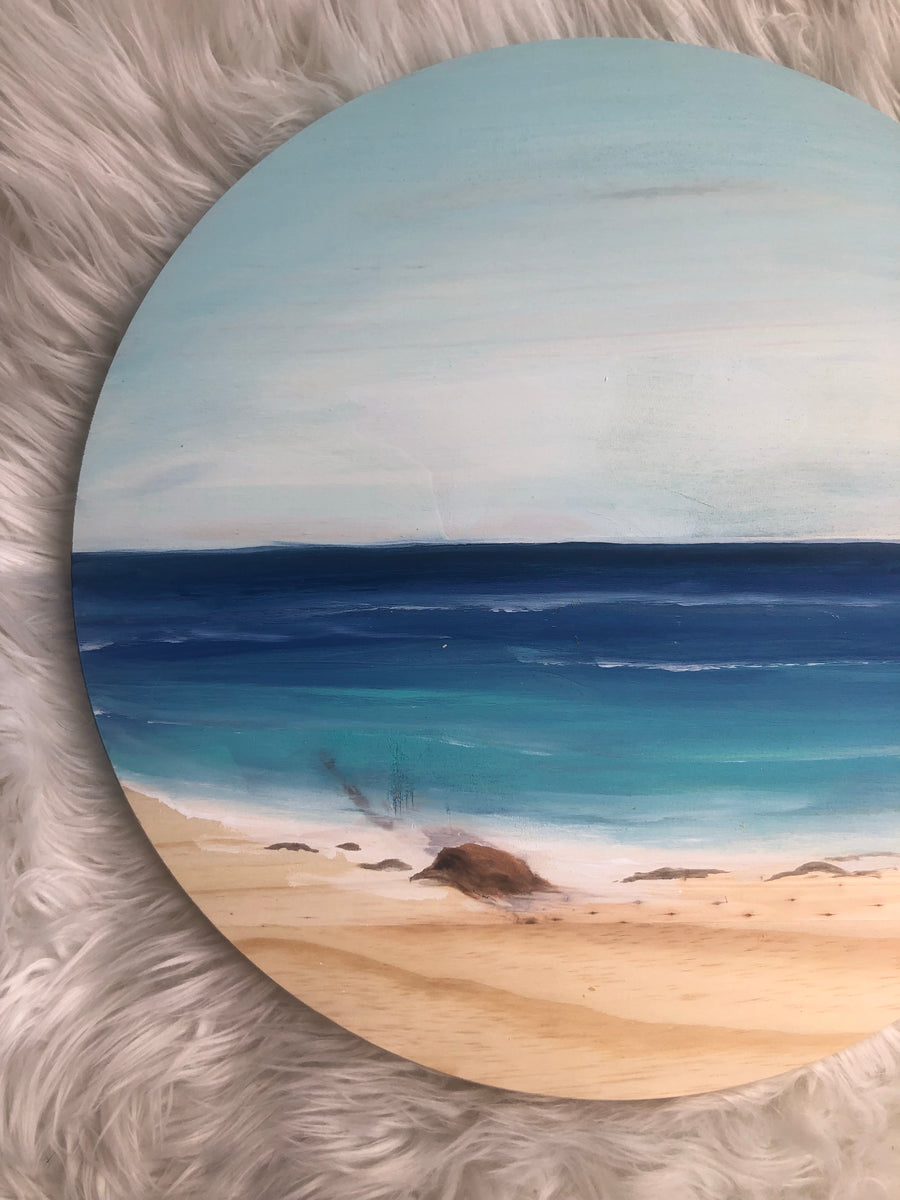 Deep Ocean Wood Round – awakeyoursoul