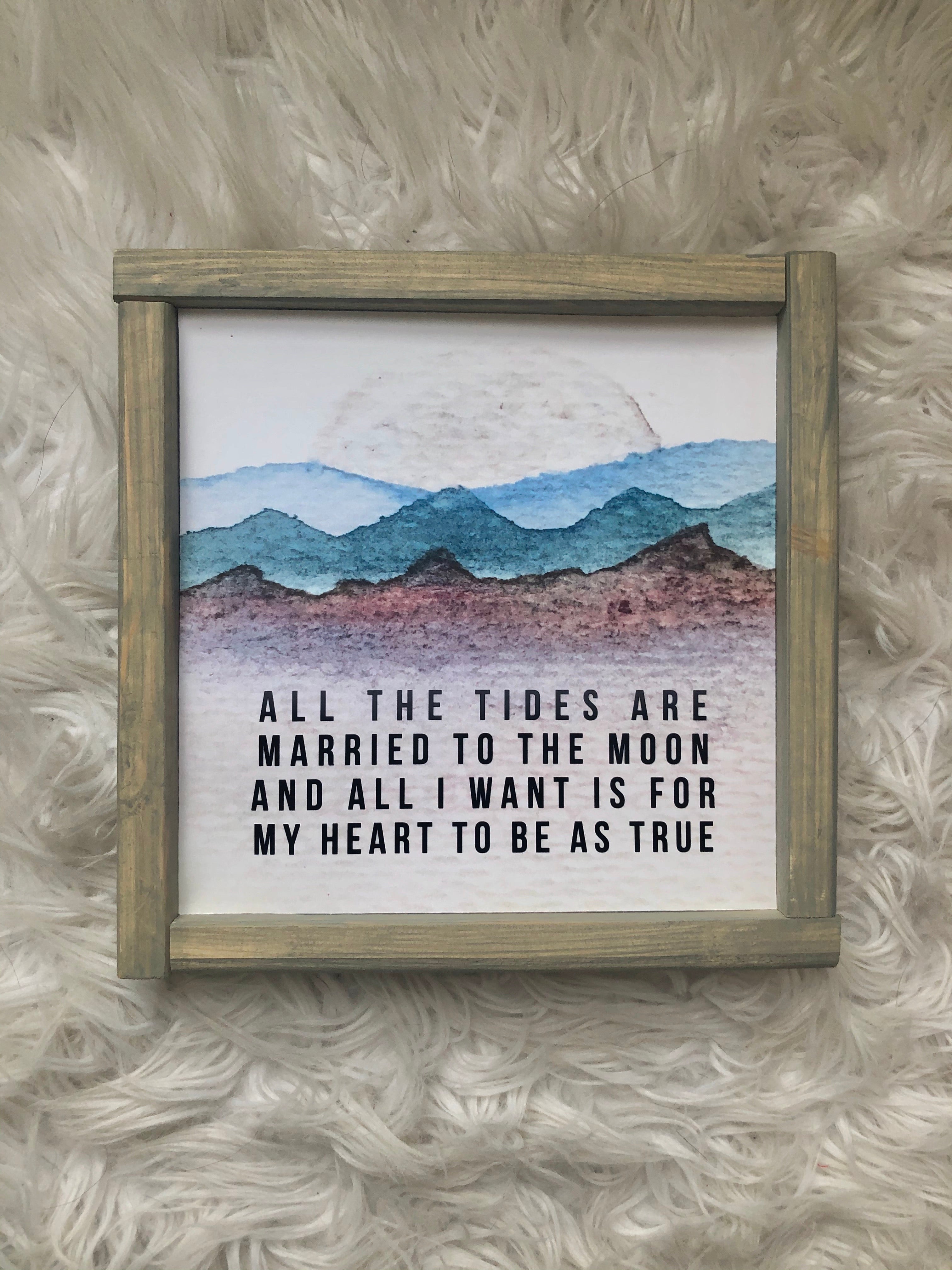 All The Tides Are Married To The Moon