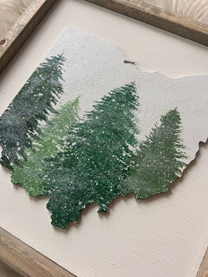 Painted Ohio Tree Series no. 1