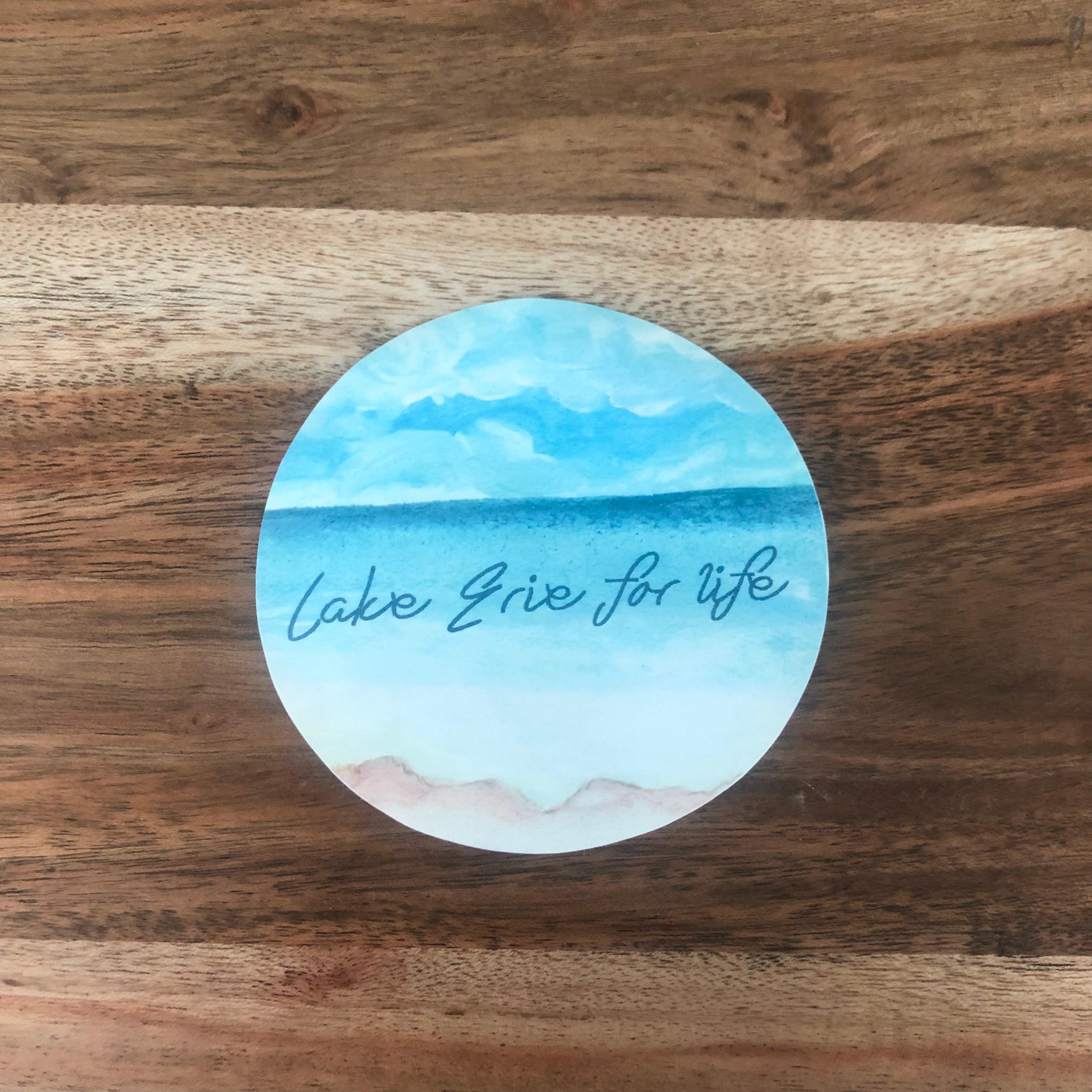 Lake Erie For Life Sticker