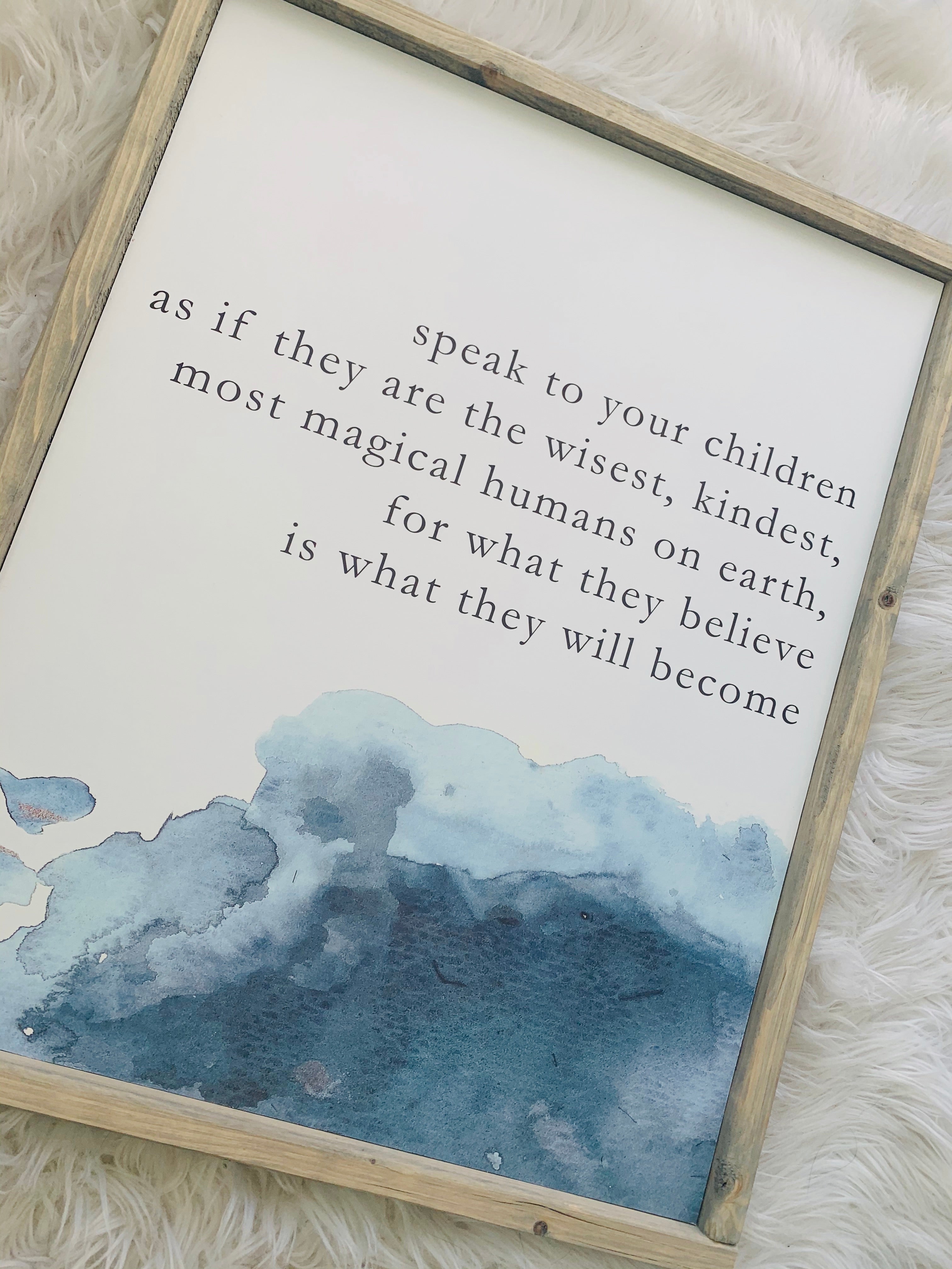 Speak To Your Children