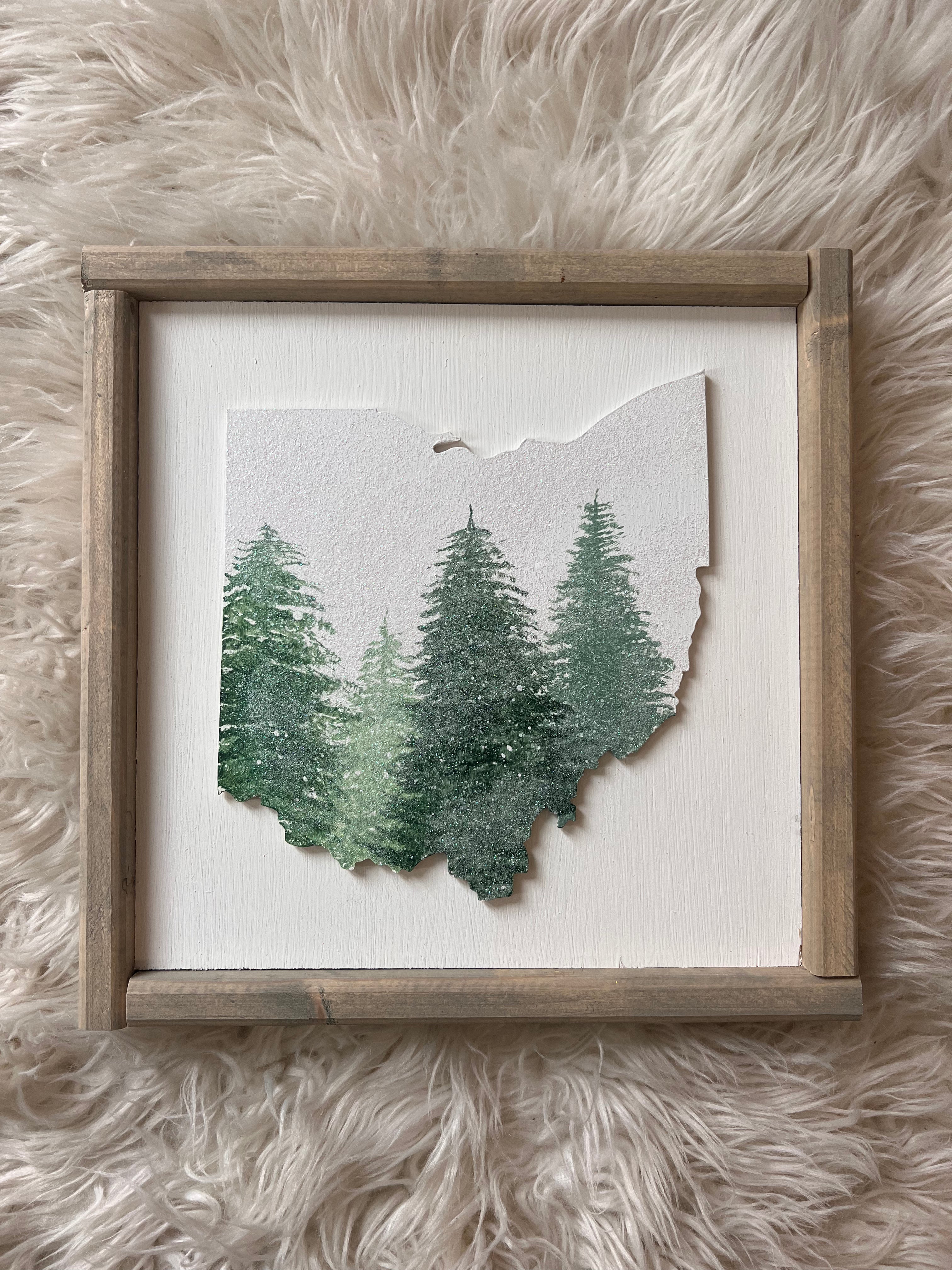 Painted Ohio Tree Series no. 4