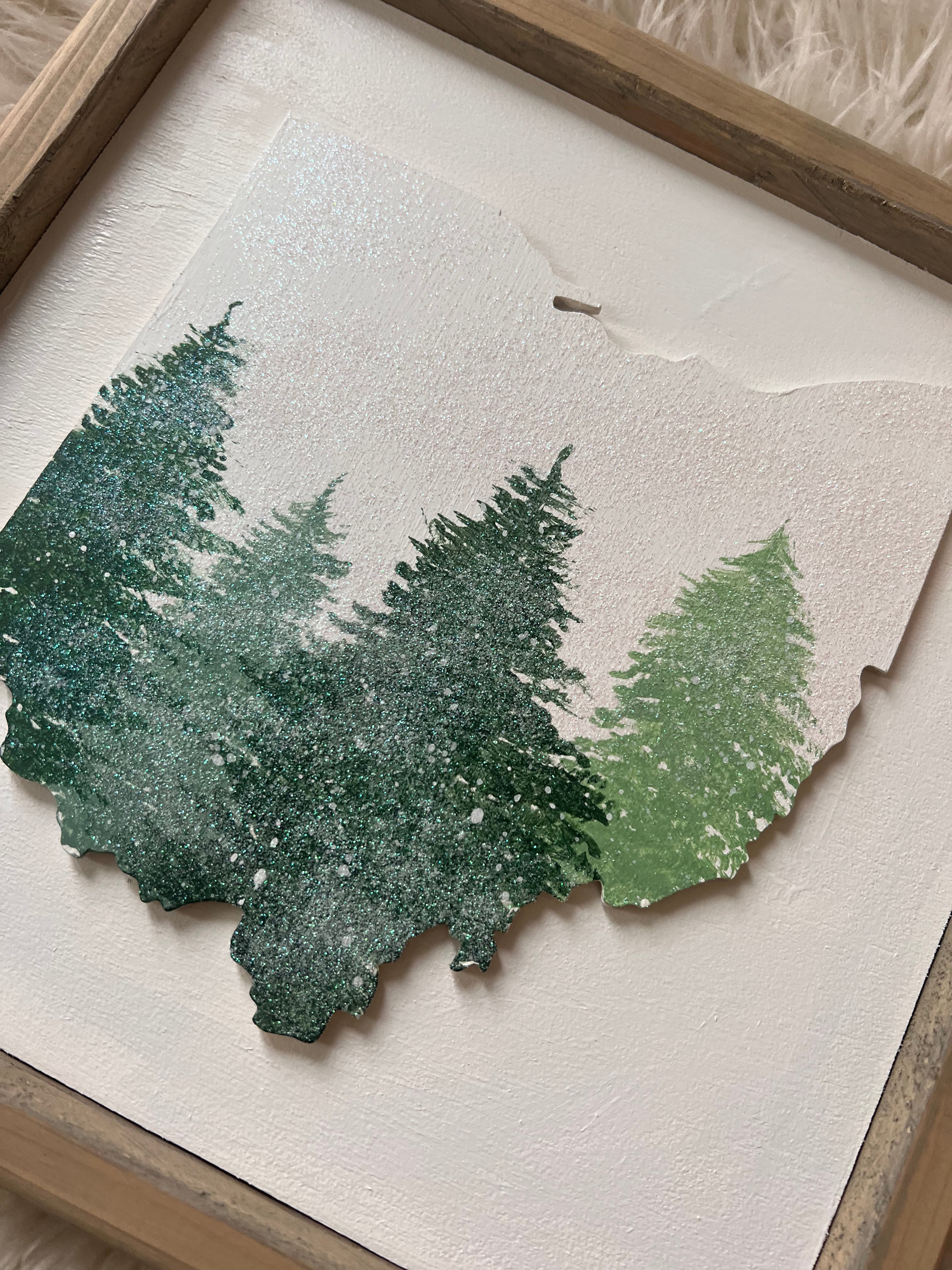 Painted Ohio Tree Series no. 3